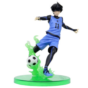 Bandai | Anime Blue Lock Football Figure Isagi Yoichi Bachira Meguru Nagi Seishiro Mikage Reo PVC Model Desktop Ornament Birthday Gift