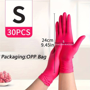 Disposable Nitrile Gloves For Home Cleaning Pet Care Hair Dyeing 3 Sizes To Choose: S/M/L Multifunctional Cleaning Gloves Fa