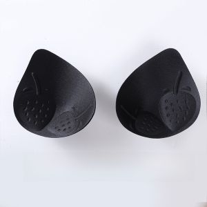 Thickened Sponge Latex Chest Pad Small Chest Flattening Gathered Separate Cup Beautiful Back Underwear Bra Cup Pad Replacement