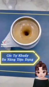 Cốc Pha Cà Phê Đồ Uống Cao Cấp Tự Động 380ml Lõi Inox 304 Bền Chắc Tiện Dụng Thiết Kế Đẹp Mắt Sang Trọng