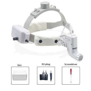 5W Dental LED Head Light Lamp For Binocular Loupes Brightness Spot Ajustable Dental Lab Headlamp Surgical Headlight