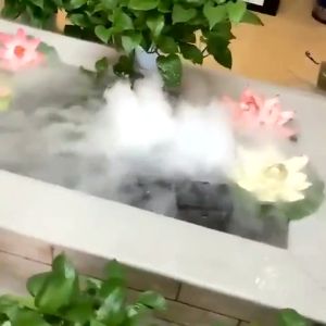 เครื่องทำหมอก อัลตร้าโซนิค เครื่องพ่นหมอกอัลตร้าโซนิค4/ 6/10หัวฉีด คู่กับพาวเวอร์กันน้ำ น้ำพุฮวงจุ้ย น้ำพุบ่อปลา เครื่องพ่นหมอก ภูเขาเครื่องทำหมอก