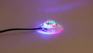 Mini LED Fish Tank Light Fishing Light Aquarium Light USB Powered Waterproof Underwater Lamp RGB Ocean Light Fountain Decoration