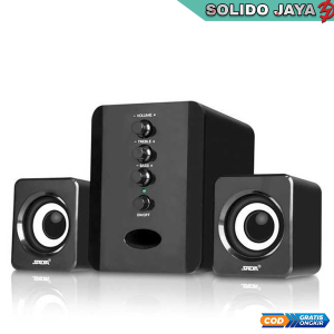 Speaker Laptop Super Bass Gaming: Multimedia Stereo Speaker Spiker HiFi Desktop Komputer Computer Stereo 2.1 with Subwoofer & USB Power