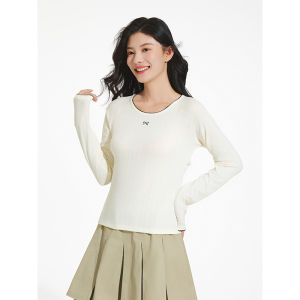 Hotwind | Long Sleeve Slim Fitting Blouse Tie Underwear T-Shirt