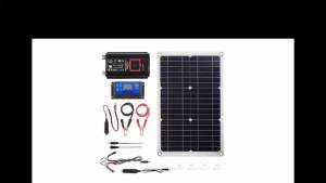 Complete 6000W Solar System for Home & RV | Includes 100A Charge Controller Inverter & 5V/USB for Smart Devices