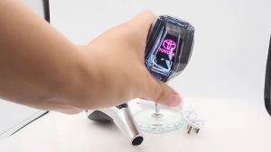 LED Light Car Gear Shift Knob Handle Colorful Crystal Gear Stick Shifter Handle For Toyota Mitsubishi