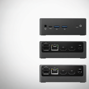 TexHoo | Mini Low-Power Computer With Dual Network Ports for Home and Office Use