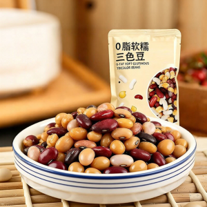 WENXIANGZAN | Individually Packaged Ready to Eat Low Fat Three Color Bean Snack