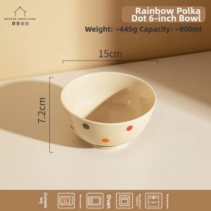 MODERN SWEETHOME | Aesthetic Personal Use Japanese Style Underglaze Color Bowl