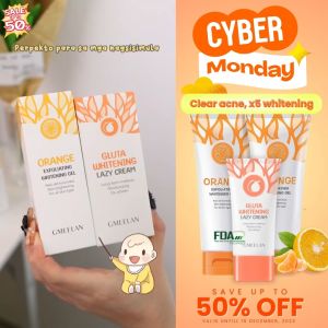 BUY 1 TAKE 1 Orange Exfoliating Whitening Gel/Gluta Whitening Lazy Cream/BB Face Cream Beauty Bleaching Lotion/Exfoliatiation