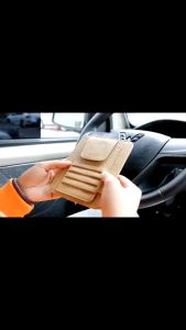 Tempat Kartu Visor Card Holder Sunvisor Mobil PU Car Organizer Sun Visor Card Penyimpanan Sun Visor