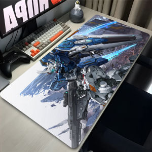 Bandai | Mouse Pads Gundam Aerial Computer Keyboard Mouse Pad Anime Gaming Accessories Table XXL Gamer Carpet Mousepad Laptop Desk Mat