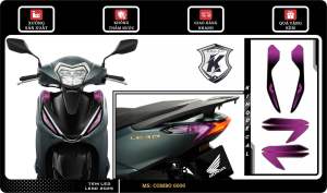 Decal dán đèn Lead 2024-2025(Combo trước và sau)