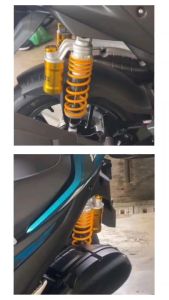 YAMAHA NVX155 V1 V2 V3 / NMAX155 V2 ABSORBER GAS TANK 305MM NVX NMAX MONOSHOCK GANTUNG ABSOBER REAR YSS RCB
