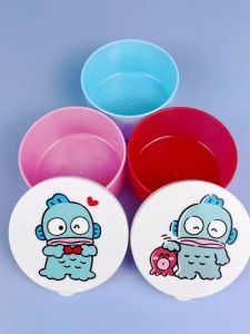 Japanese Sanrio Ugly Fish Handton round Pp Preservation Box Bento Box Lunch Box Fruit Snack Nut Cereal Microwave