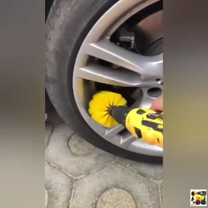 Bộ bàn chải gắn máy khoan đầu cọ vệ sinh chà sàn nhà dụng cụ cọ rửa xe-Dụng cụ vệ sinh nội thất nhà cửa