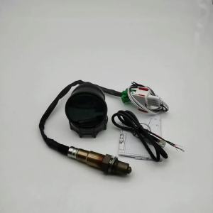 AD 52mm Digital Air Fuel Ratio Gauge Boost Narrowband O2 Oxygen Sensor AFR Boost Controller for 12V Car Voltmeter Car Gauge