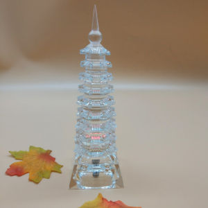 Tháp Phong Thủy pha lê 9 tầng có đèn led - T063