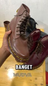 Sepatu Boots Docmart Pria Kulit Boots Casual Handmade MD1080