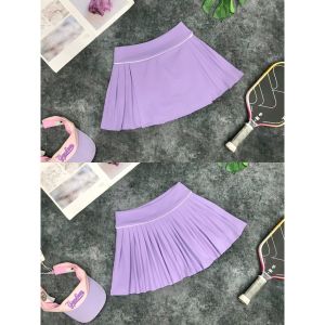 Chân váy xếp ly thể thao nữ tập pickleball tennis cầu lông chất thun poly co giãn có lót đùi bảo hộ BINSPORTS Q235