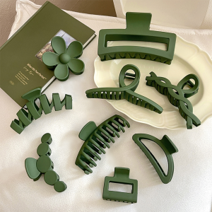 Large Size Summer Shark Clip Hair Accessories Womens Hair Grips Green Colorful Fashionable Hairpins for Women  out