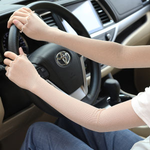 Hand Socks Womens summer mesh sunscreen sleeves long high stretch sunscreen gloves to cover scars tattoos driving and riding