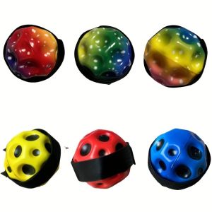 1pc Mini Wrist Finger Ball with Wrist Strap Space and Moon Pattern Suitable for Outdoor Entertainment and Exercise ﻿