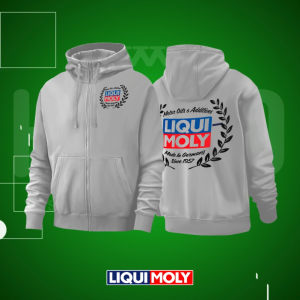 Hoodie Sweater Jaket Jumper HSCLO LIQUI MOLY WHITE HOODIE Bahan Fleece Jaket Lengan Panjang Ukuran Jumbo Big Size XS S M L XL XXL 3XL 4XL 5XL