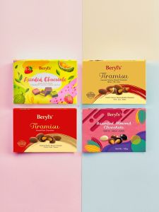 Malaysia Original Import Snacks Beryls Multi-Flavor Chocolate Mixed Green Tea Strawberry Durian Flavor Boxed