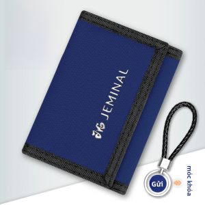 Ví Nhỏ Gấp Ba Lần Bằng Vải Canvas Cho Thanh Thiếu Niên Nam Nữ Ví Đựng Tiền Xu Đeo Cổ Nhỏ Gọn Cho Học Sinh Và Trẻ Em