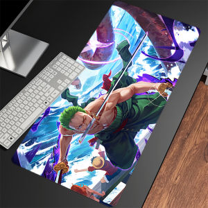 Bandai | Popular Mouse Pad Anime Desk Mat Computer Keyboard Pad Gaming Cabinet Gamer Accessories Carpet O-one P-piece Zoro Large Mousepad