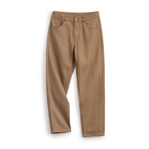 MADEN | American Vintage Khaki Straight Fit Mens Denim Trousers