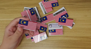 SOEZ Lencana Pin Malaysia Jalur Gemilang Acrylic (Pin/Magnet) - Saiz 5x2.5cm - 1pc