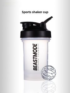 Beastmode Shake Cup Fitness Small Capacity 400ml Portable Leakproof Dried Egg White Cup Stirring Milkshake Cup