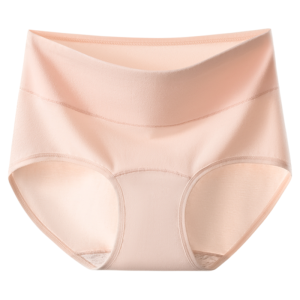 MiiOW | High Waist Cotton Underwear Womens Antibacterial Full Cotton Crotch Thin No Trace Large Size Summer Triangle Panties