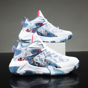 New Men Basketball Shoes Anti Slip Wear Resistant Shock Absorption Sneakers Outdoor Training Athletic Sports Shoes Big Size 48