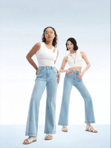 HIPPIE MISS | Hippie Girl High Waist Cool & Sunscreen Flared Jeans