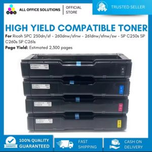 AOS High Yield Compatible Toner for Ricoh SPC 250dn/sf - 260dnw/sfnw - 261dnw/sfnw/sw - SP C250s SP C260s SP C261s