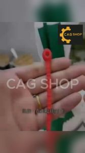 CAG SHOP 1pc Color Silicone Tie Key Ring DIY Clothing Bag Accessories Keychain Lanyard Data Cable Storage
