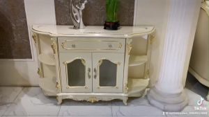 Tủ rượu trang trí tân cổ điển dát vàng nhập khẩu 958B