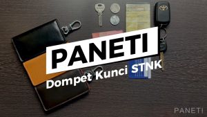 Dompet STNK Mobil Motor Gantungan Kunci Remote Kulit Asli Key Bag Leather
