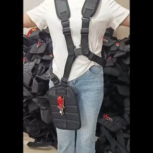 COD Double Trimmer Shoulder Harness Strap Belt Lawn Mower Grass String for Brush Cutter Lawn mower strap