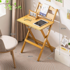 Foldable Study Desk and Chair Set
