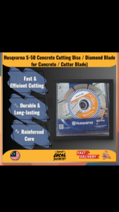 Husqvarna S-50 Concrete Cutting Disc / Diamond Blade for Concrete / Cutter Blade