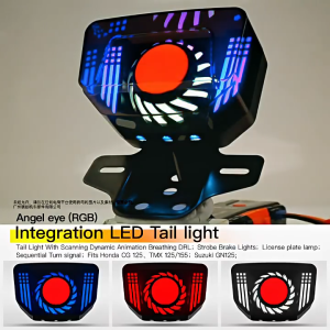 COD TMX155 Tail light LED Motorcycle Tail Eagle Eye LED Brake Light FOR HONDA TMX 155/125/RUSI/TC125/CG125/150