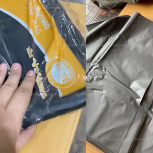 ถุงขยะดำ 22"x30 นิ้ว ถุงขยะแบบหนา ไม่เหม็น หนา เหนียว ทนทาน แพ็คละ 1 kg