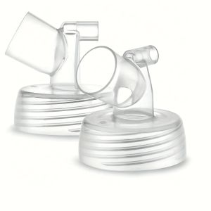 2Pcs Flange compatible with Spectra breast pump accessories detachable baby breastfeeding accessories food grade parts