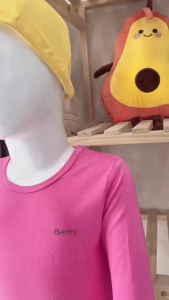 Bộ dài tay cài vai trơn BENTY basic phong cách Hàn với tone màu dễ thương mềm mịn mát cho bé