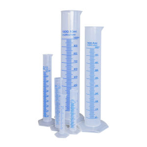 Suomi 25/50/100/250/500/1000ml Plastic Measuring Cylinder Chemistry Laboratory Measure Cup Tool